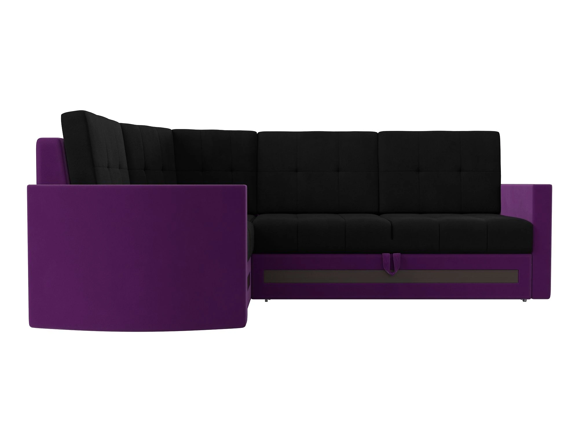 Угловой диван фиолетовый Белла Дизайн 29