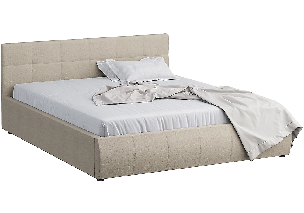 Двуспальная кровать с матрасом в комплекте Венера-1 - (Афина) Кантри Милк 160х200 с матрасом