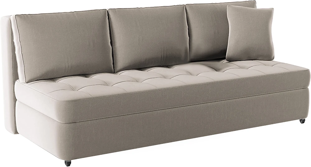 Прямой диван серого цвета Бони Дизайн 8