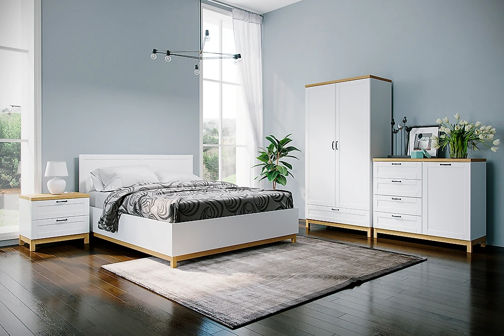 кровать в стиле минимализм Равенна