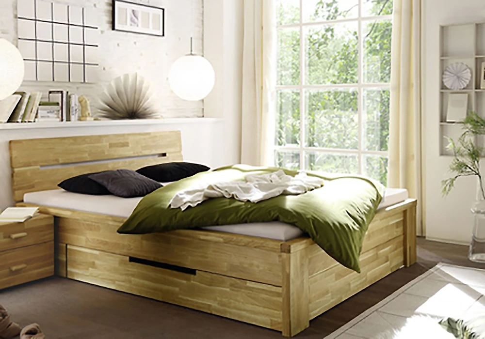 кровать в стиле минимализм Ева-9