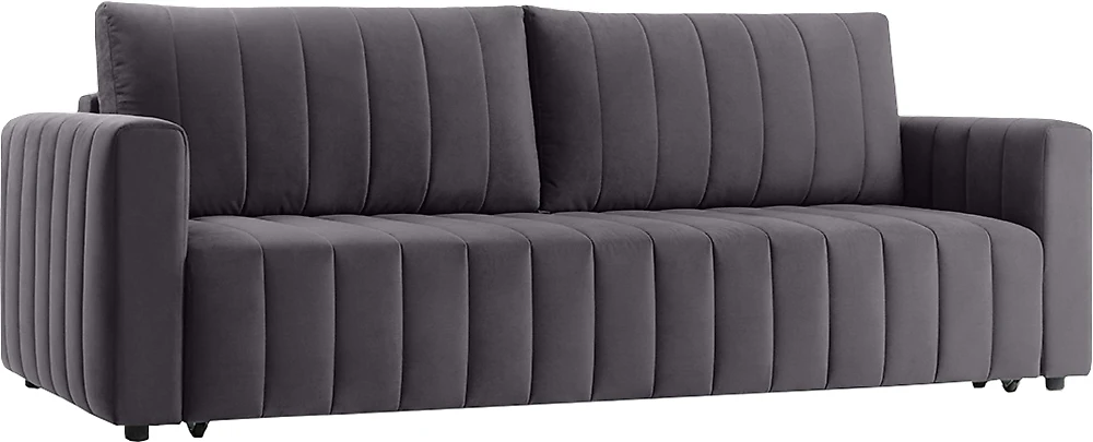 Прямой диван серого цвета Белли Дизайн-1
