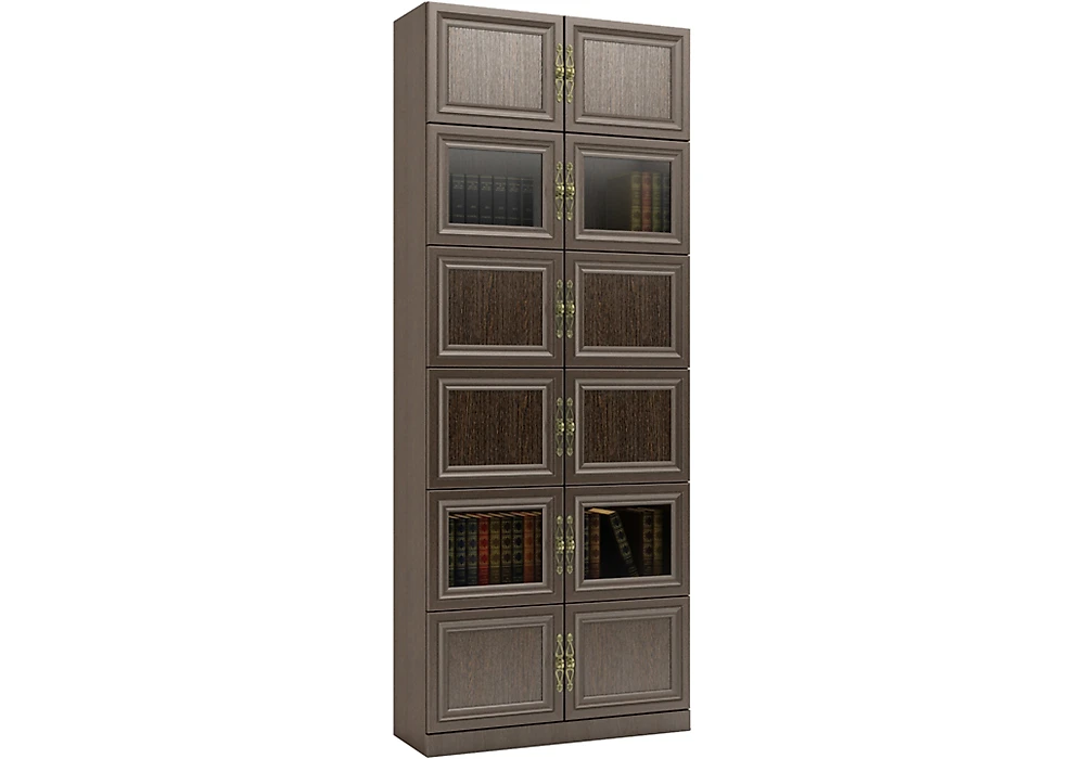 Книжный шкаф со стеклянными дверями Карлос-054