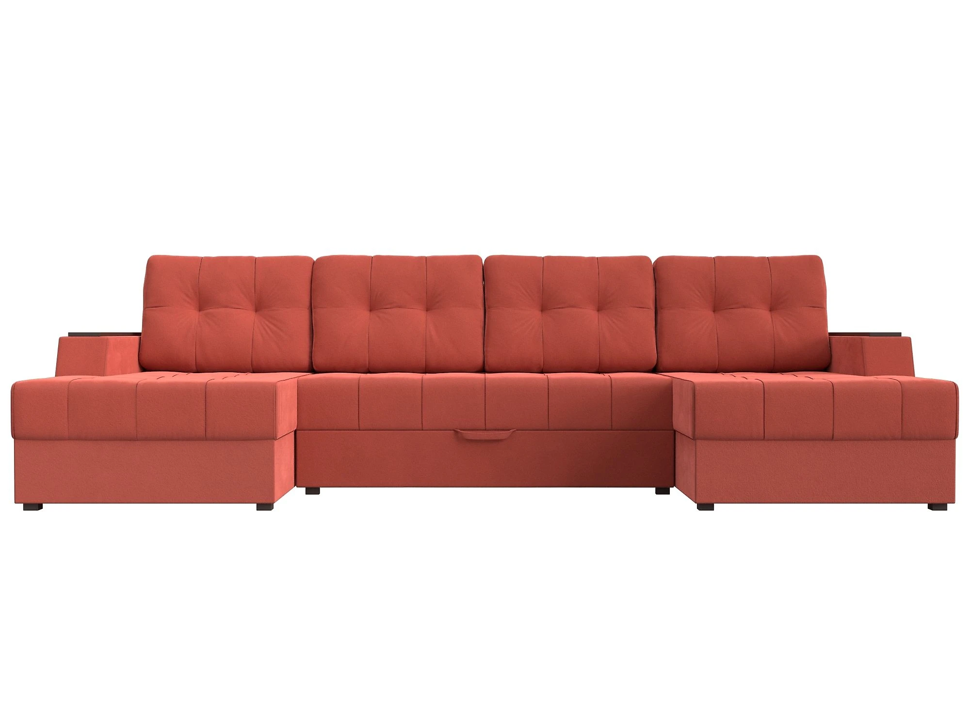 Красный диван Эмир-П Дизайн 23