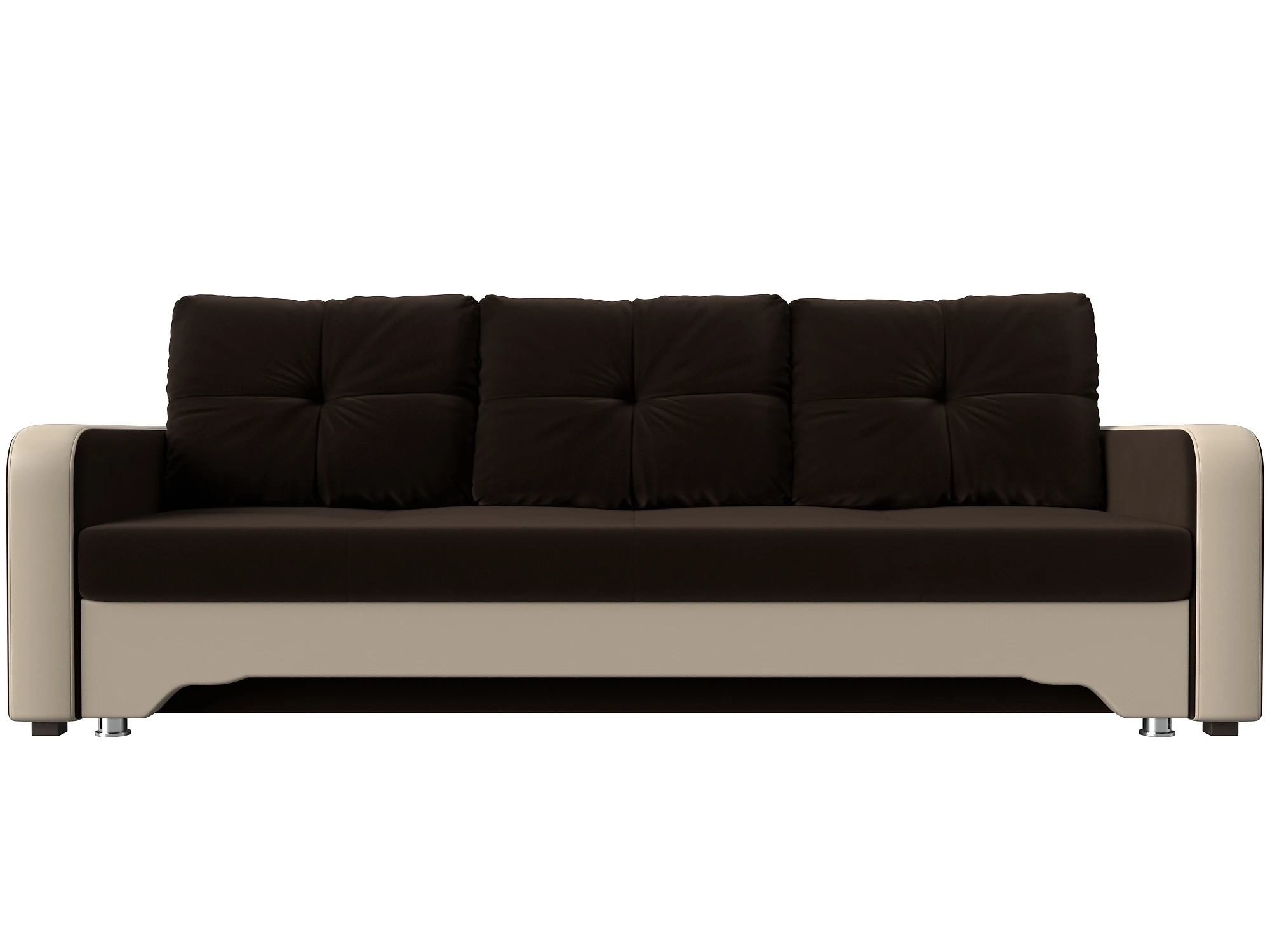 Прямой кожаный диван Ник-3 Дизайн 20