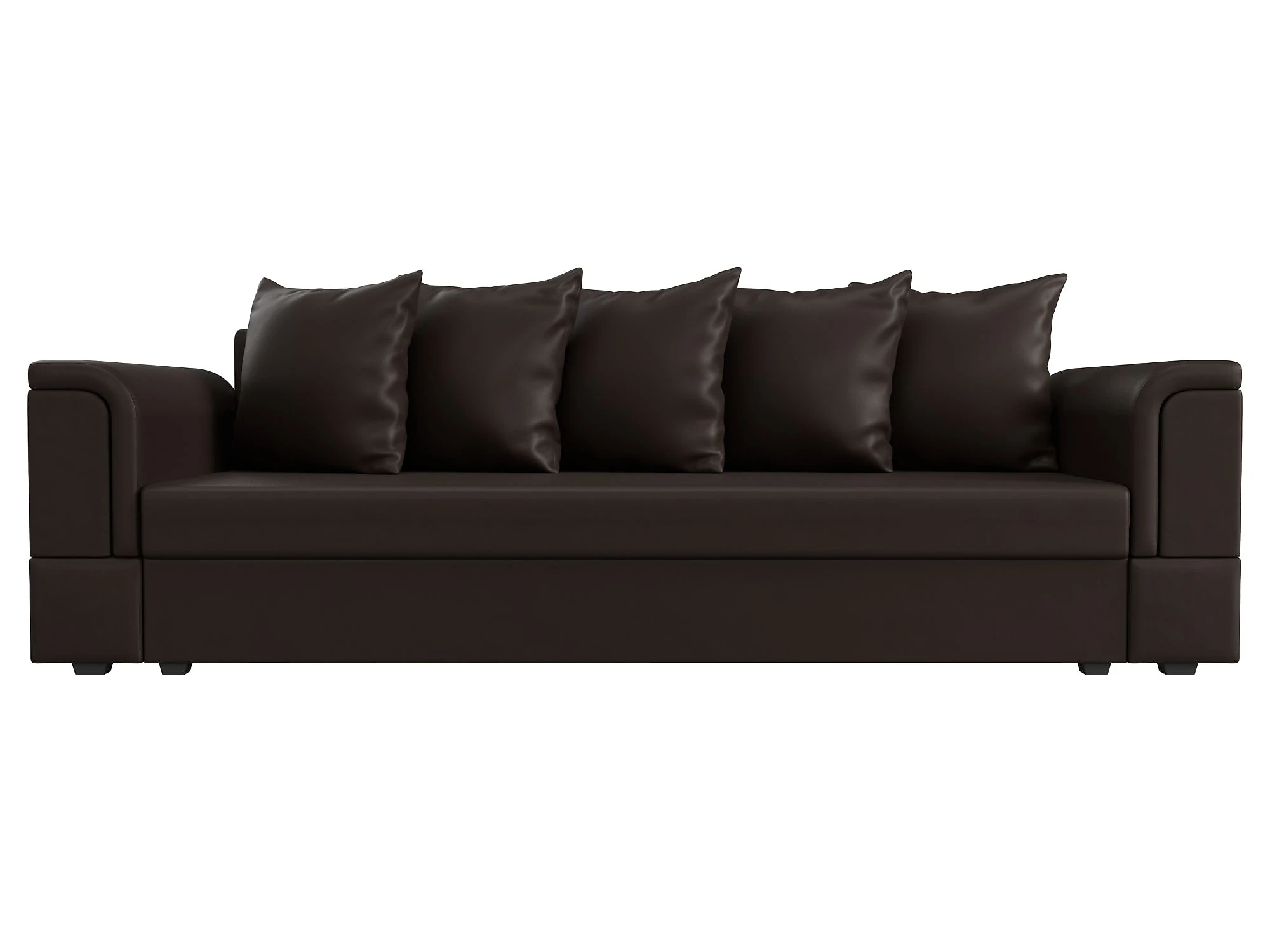 Раскладной кожаный диван Лига-005 Дизайн 13