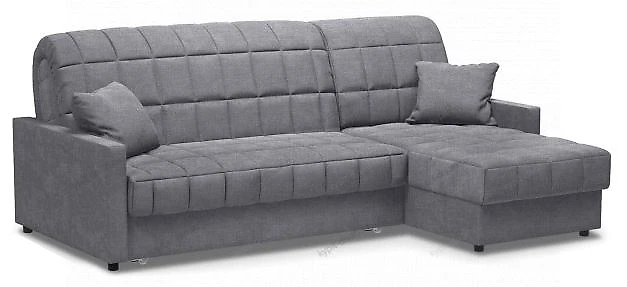 угловой диван с металлическим каркасом Дублин Кантри Грей