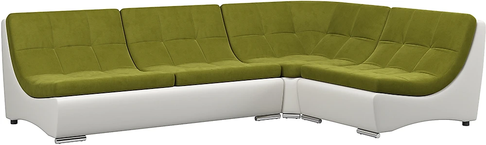 Угловой диван для офиса Монреаль-4 Свамп
