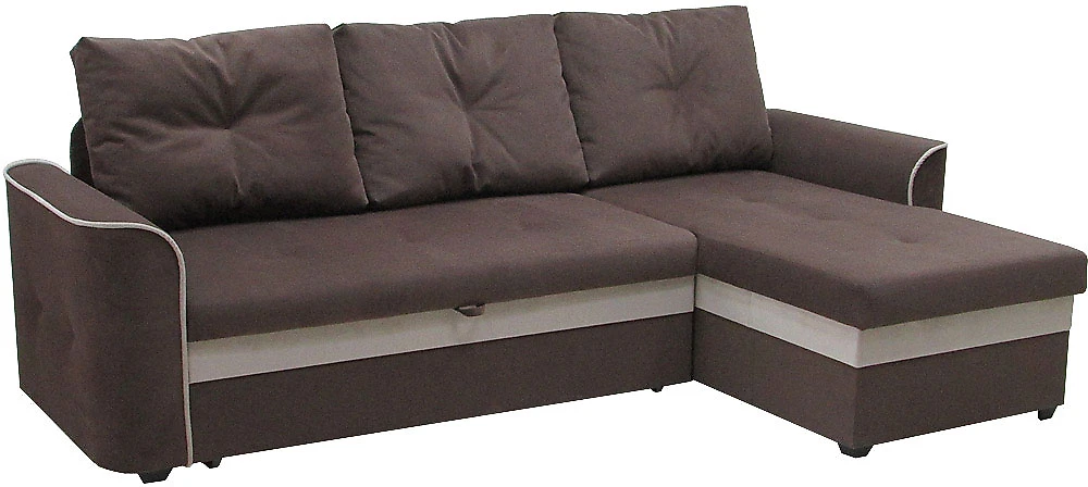 Угловой диван из ткани антикоготь Фьюжн