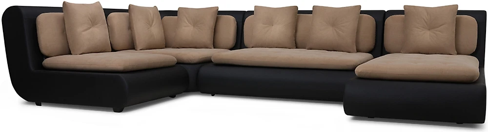 Угловой диван п-образный Кормак-3 Плюш Латте