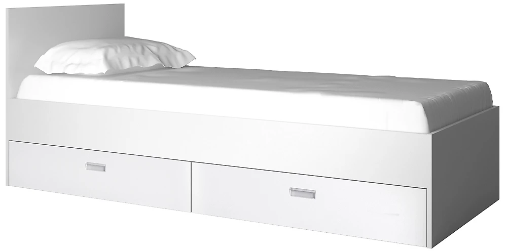 Двуспальная кровать эконом Виктория-1-80 Дизайн-2