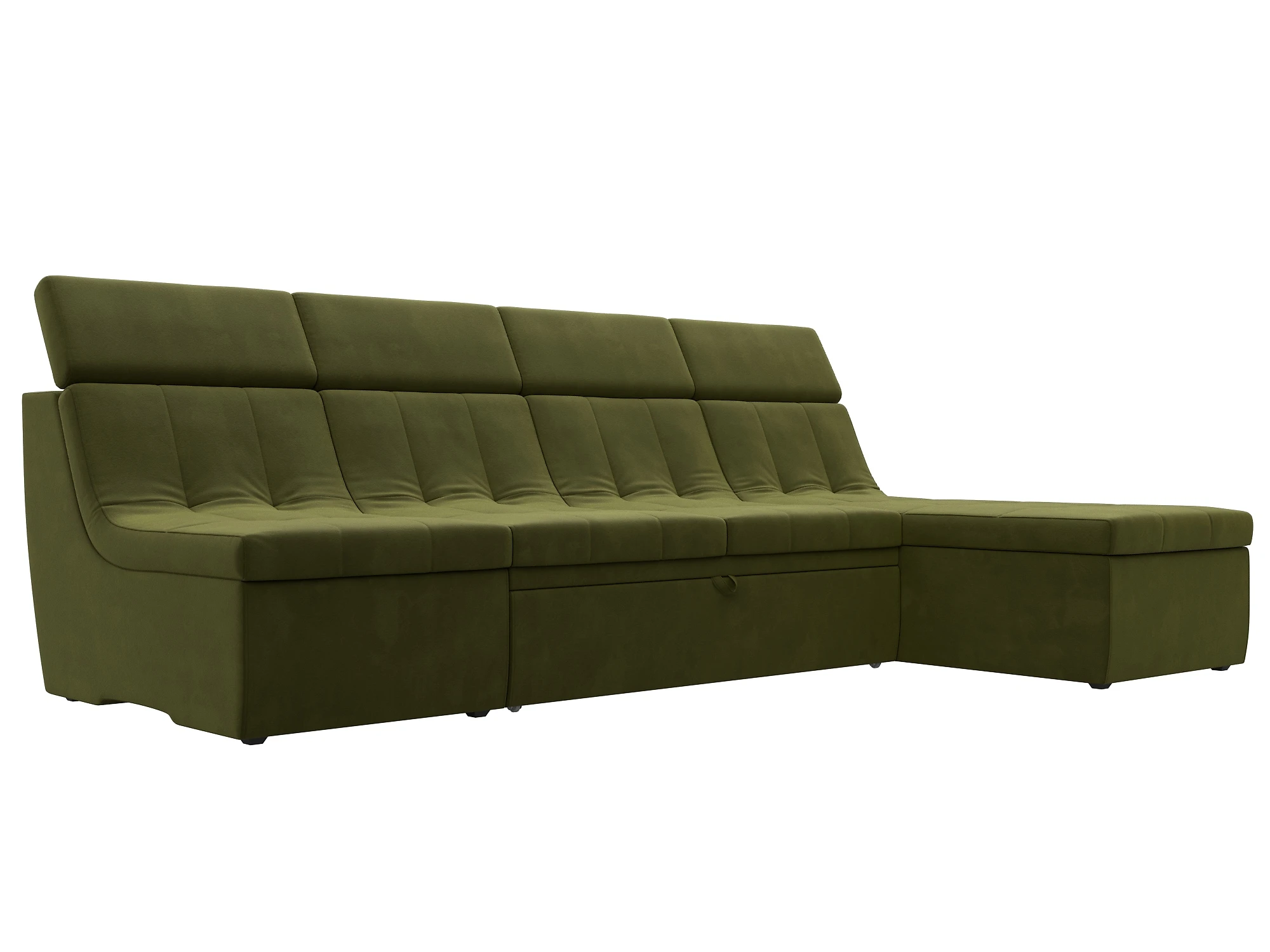 угловой диван с оттоманкой Холидей Люкс Дизайн 3