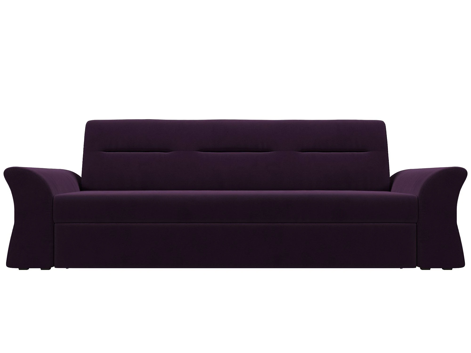 Фиолетовый диван Клайд Плюш Дизайн 7