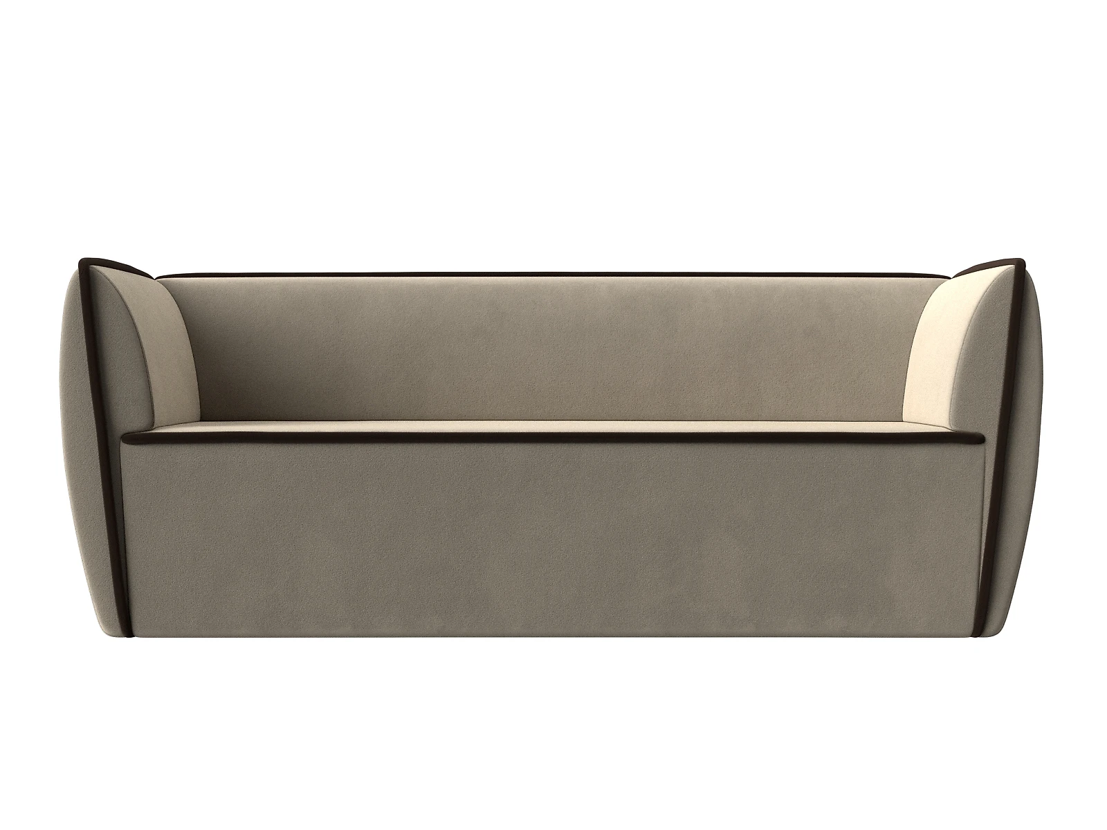 Тканевый прямой диван Бергамо-3 Дизайн 6
