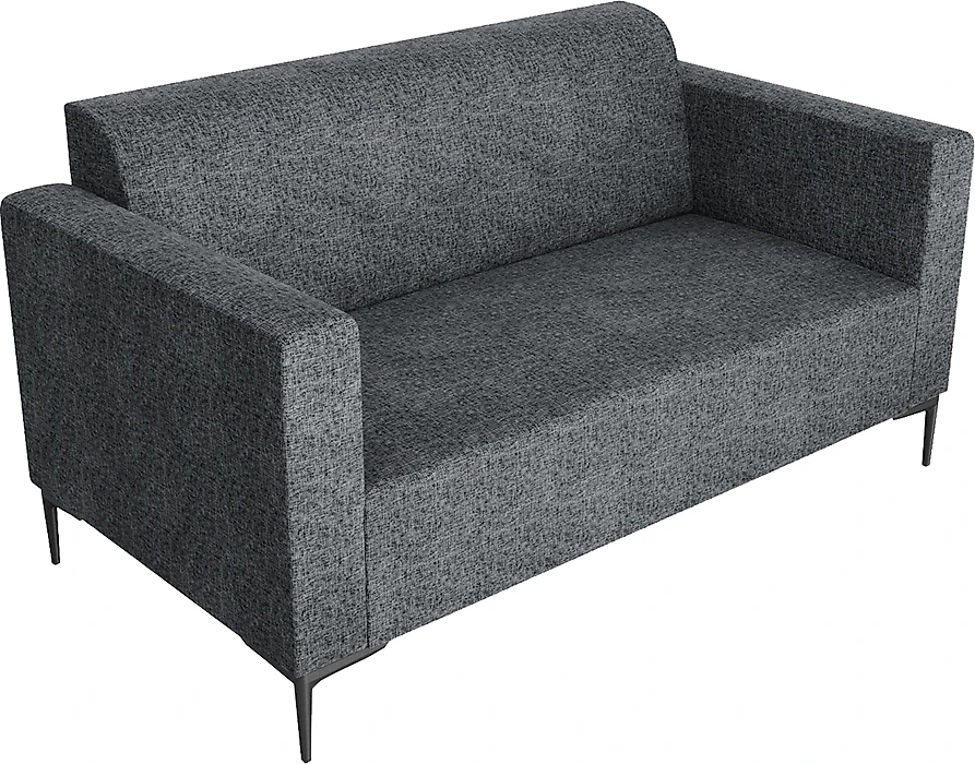 Прямой диван в классическом стиле Ник Графит нераскладной