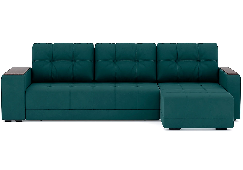 Угловой диван с ящиком для белья Милан Велюр Дизайн 3