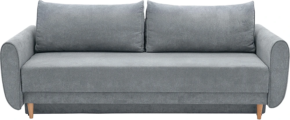 Прямой диван серого цвета Динаро Дизайн 4