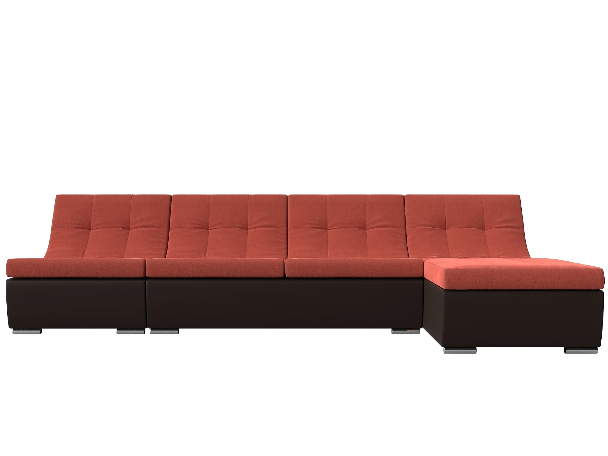  угловой диван с оттоманкой Монреаль Дизайн 7