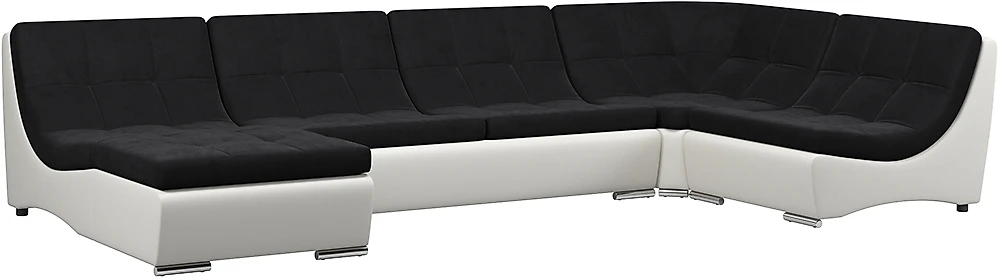 Модульный диван с оттоманкой  Монреаль-2 Нуар