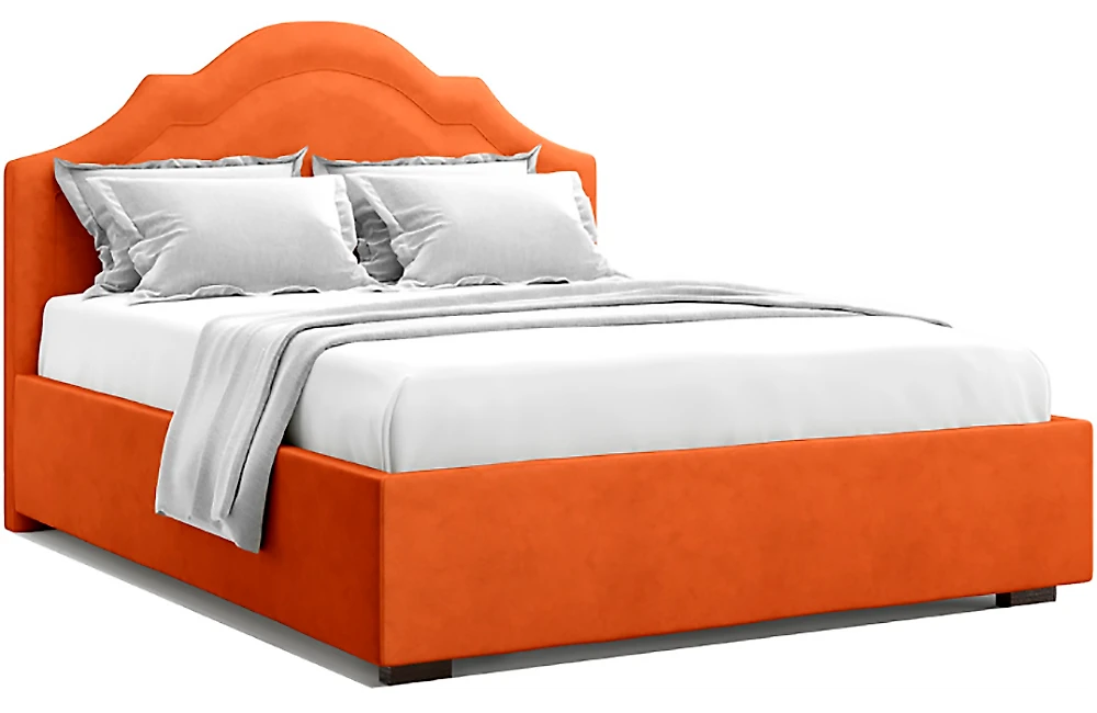 Кровать с ортопедическим матрасом Мадзоре Оранж