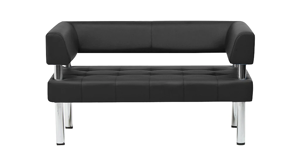 диван в стиле сканди Бизнес 122х78 Черный
