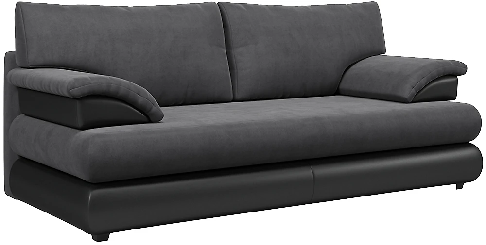 Прямой кожаный диван Фиджи-эконом М Монтего Дизайн 2
