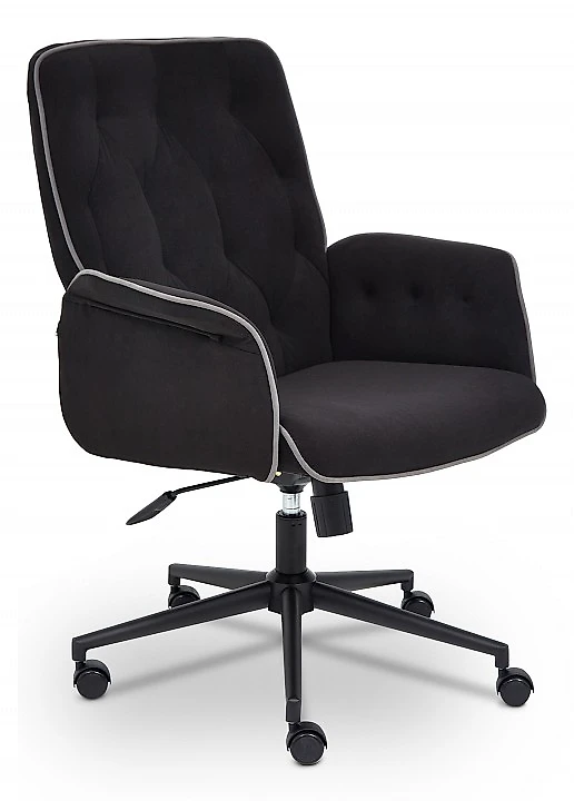 Чёрное кресло Madrid Дизайн-1