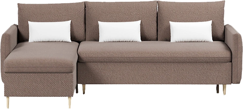 Угловой диван в скандинавском стиле Рон Амиго Браун