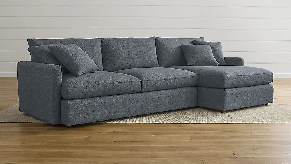 Угловой диван Стелф с оттоманкой Дизайн 1