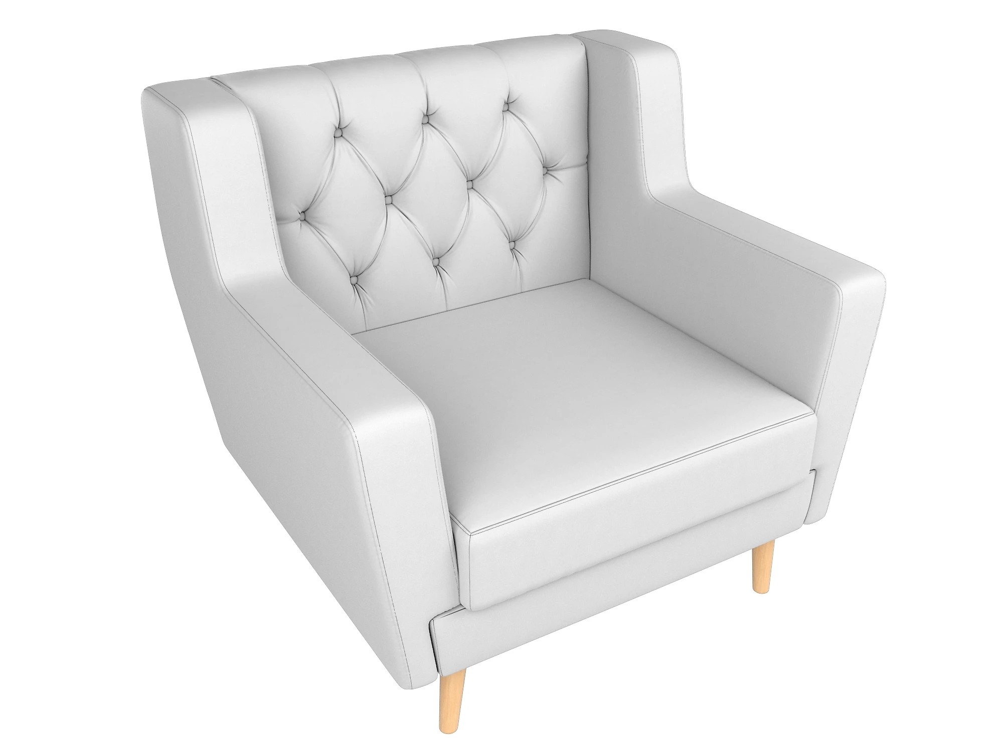 Белое кресло Брайтон Люкс Дизайн-10