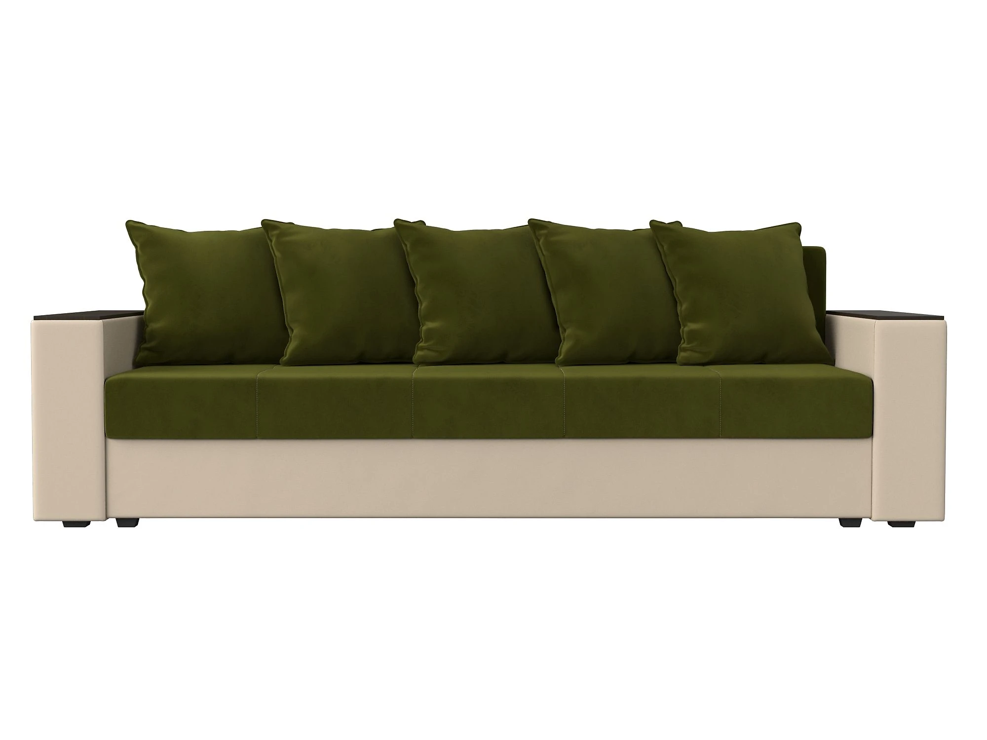 Прямой кожаный диван Дубай Лайт Дизайн 1