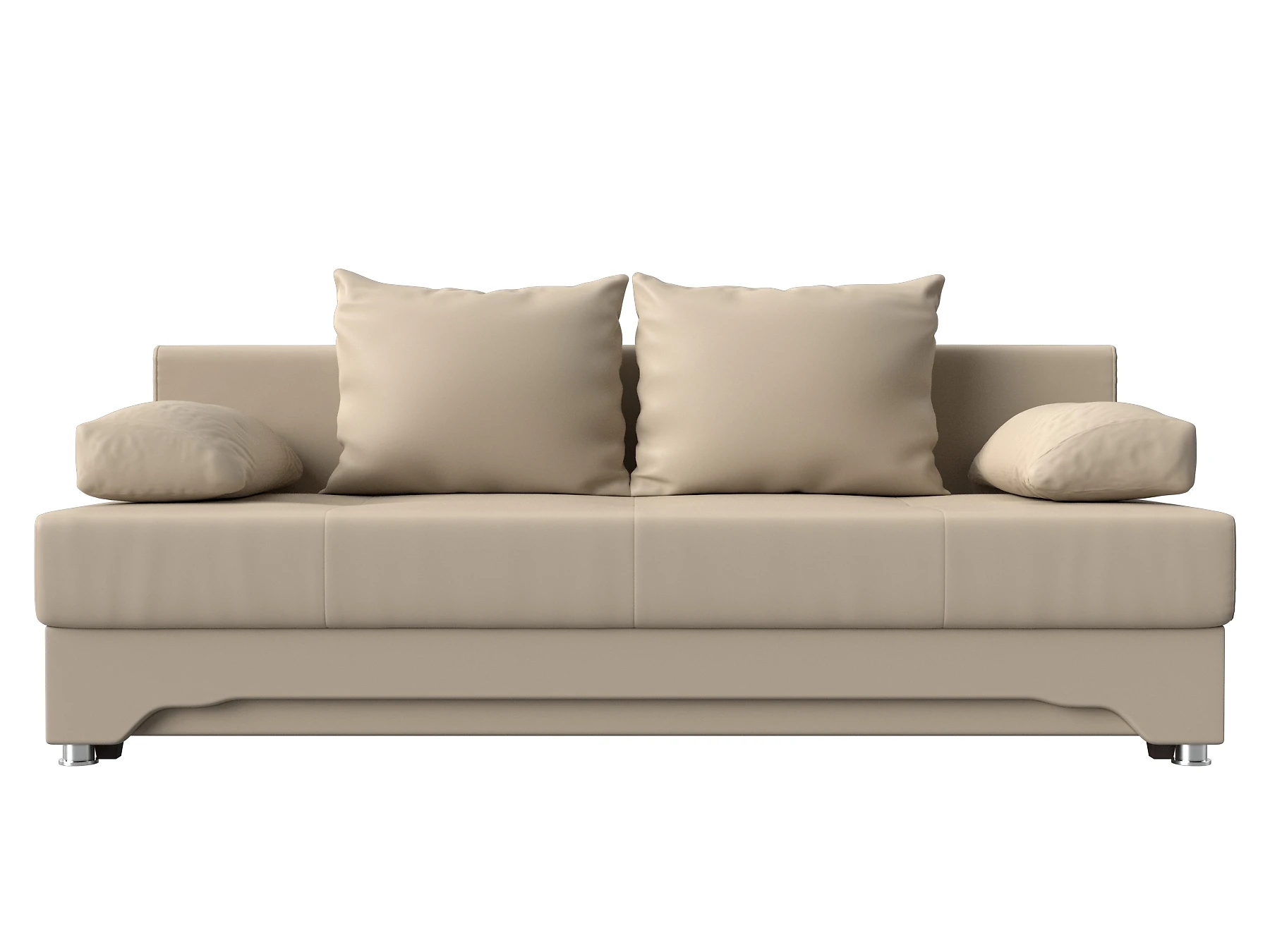 Прямой кожаный диван Ник-2 Дизайн 2