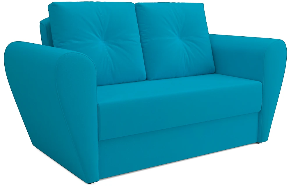 Выкатной диван с ящиком для белья Квартет Кантри Синий