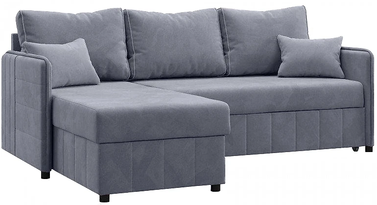 Угловой диван с левым углом Саймон Грей
