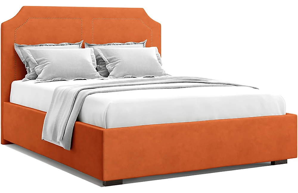 Кровать с мягкой спинкой Лаго Оранж