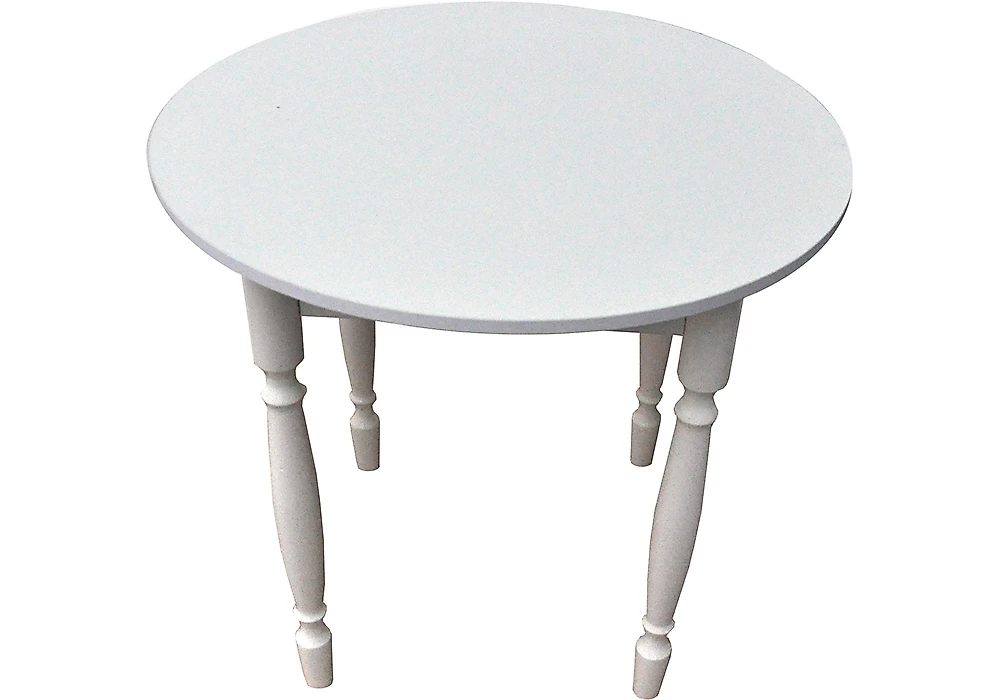 Обеденный стол  Круглый Белый