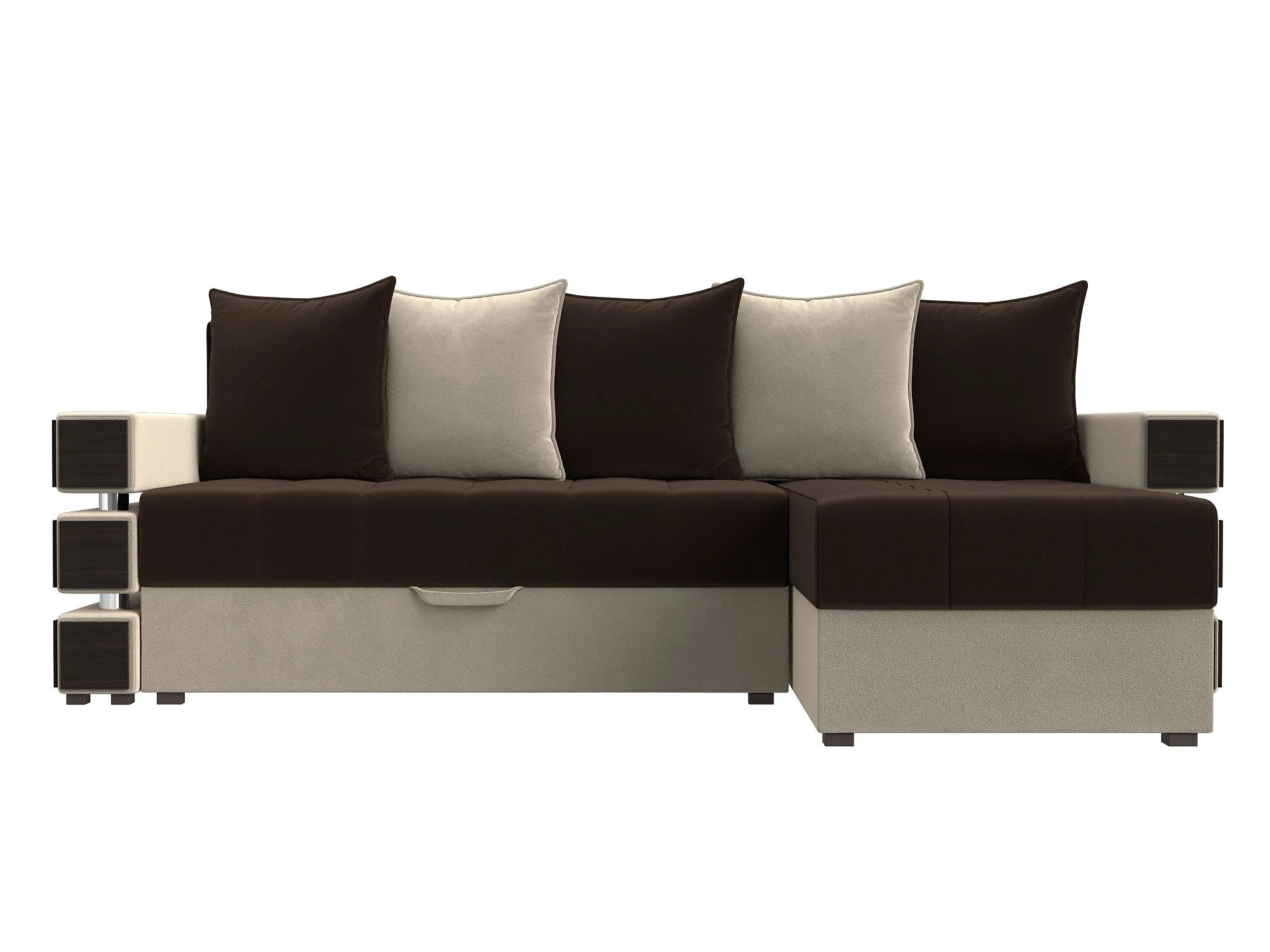 Угловой диван с ящиком для белья Венеция Дизайн 26