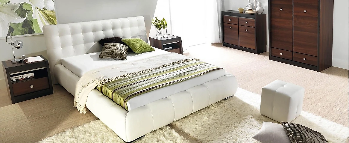 Виды двуспальных кроватей: по каркасу, конструкции, форме, стилю - читайте статьи от «Ваша Мебель»
