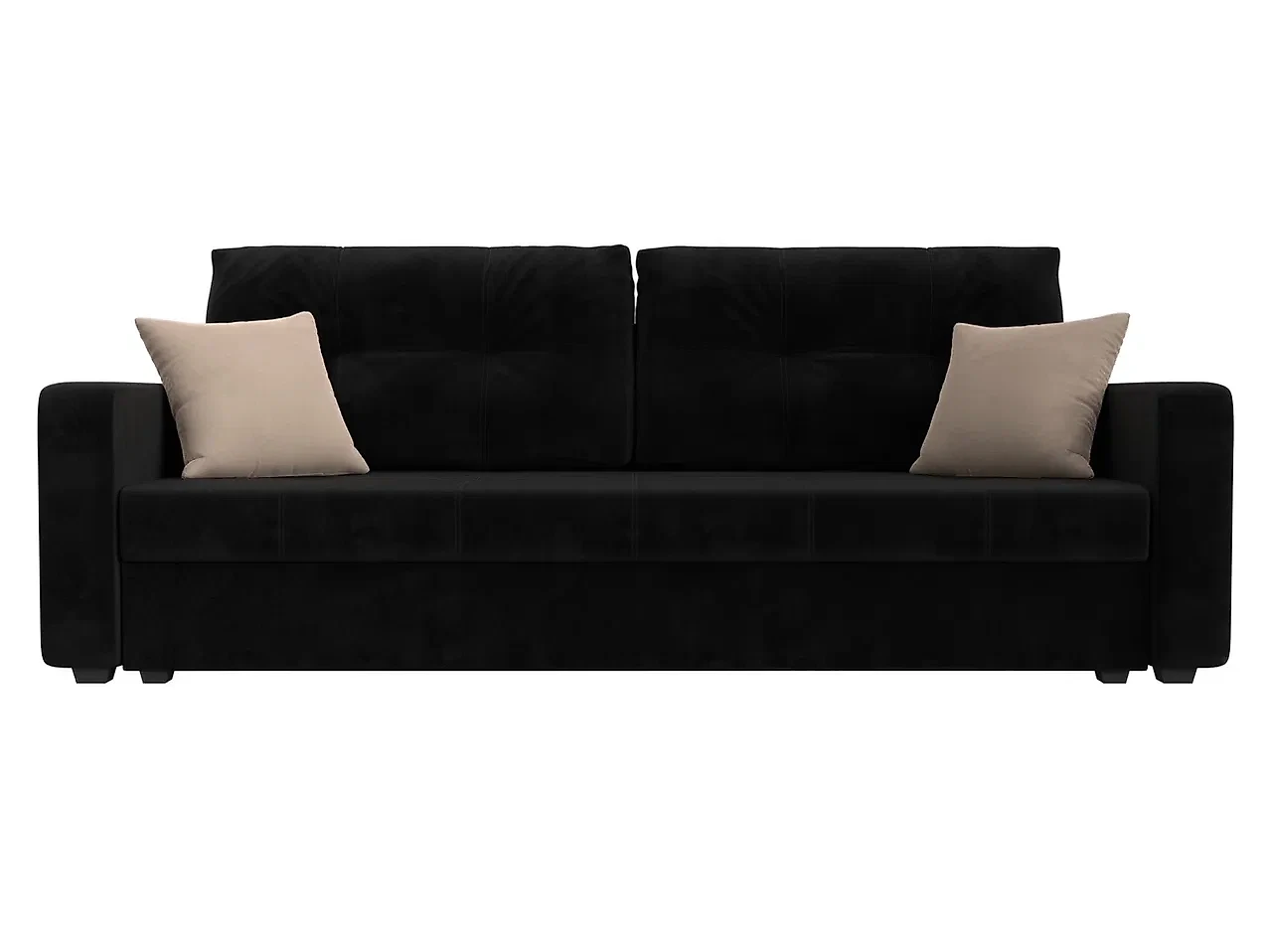 Черный диван еврокнижка Ливерпуль Лайт Плюш Дизайн 8