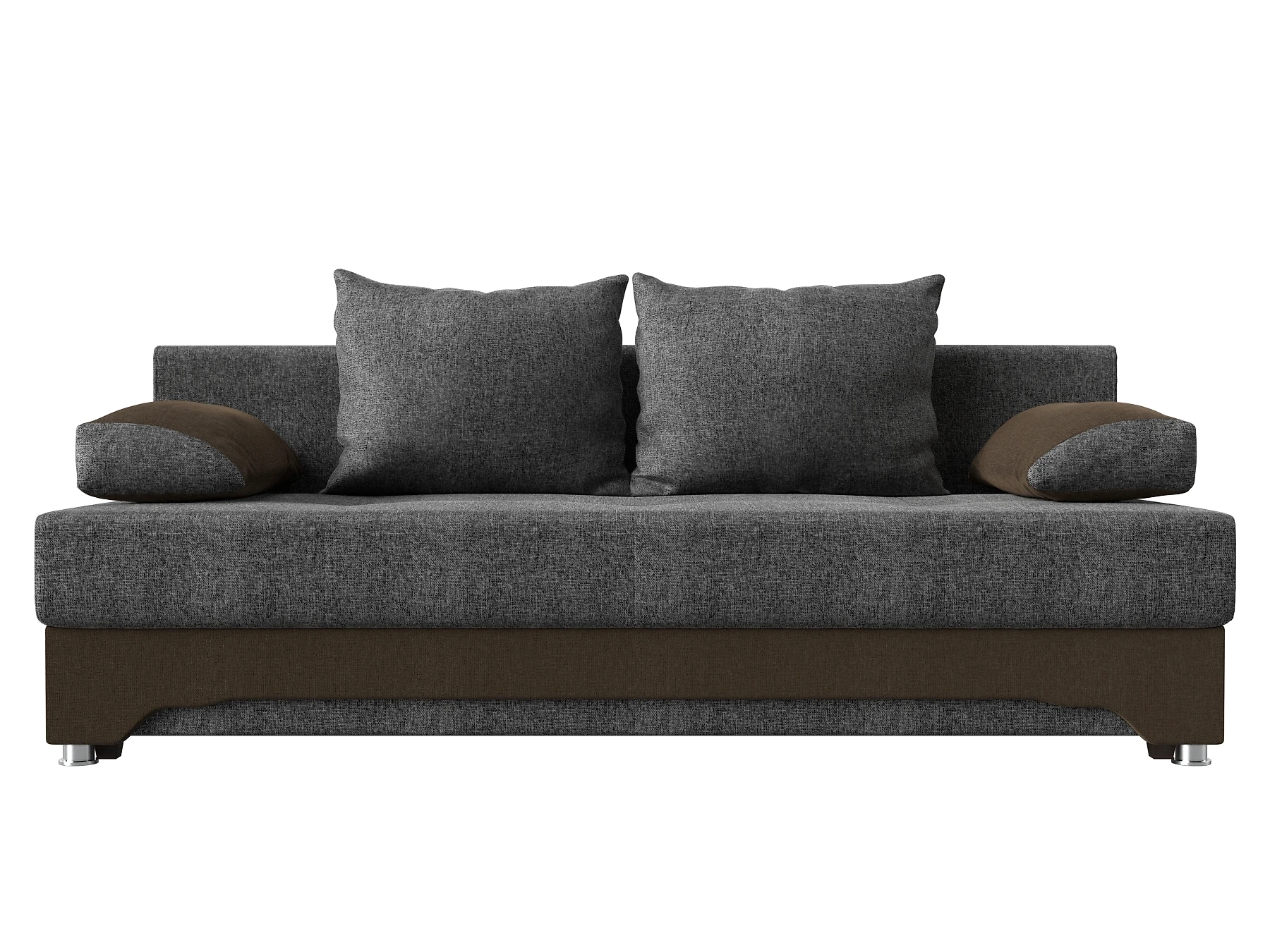 Прямой диван серого цвета Ник-2 Кантри Дизайн 9