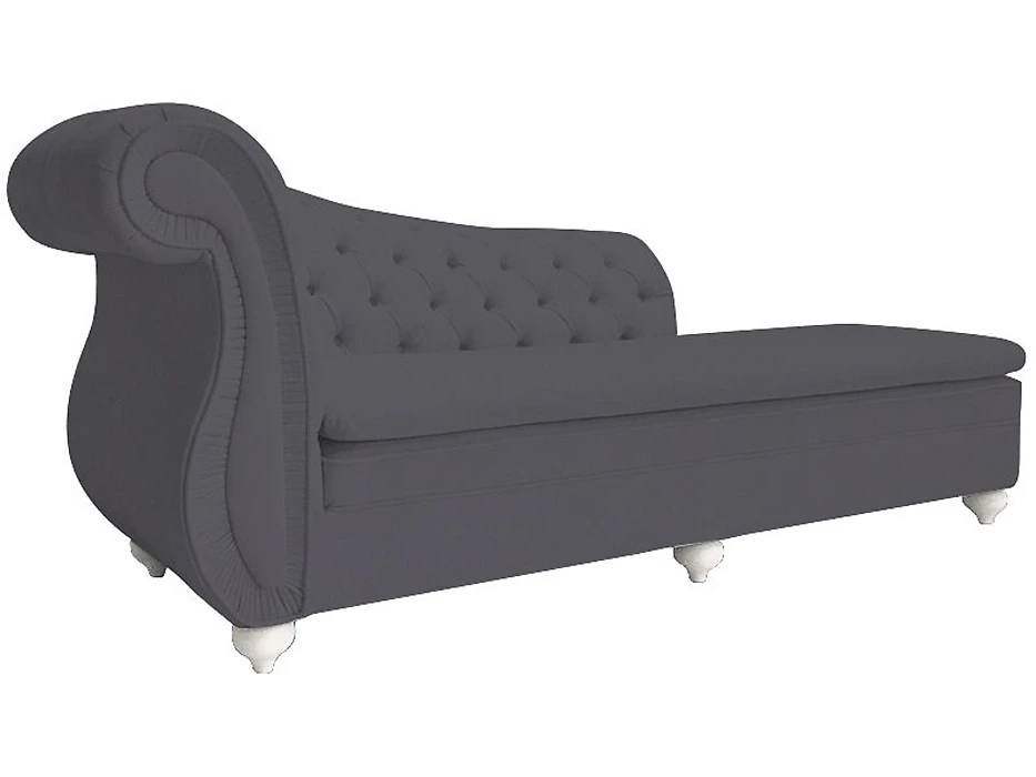 Прямой диван серого цвета Sendy Дизайн 4