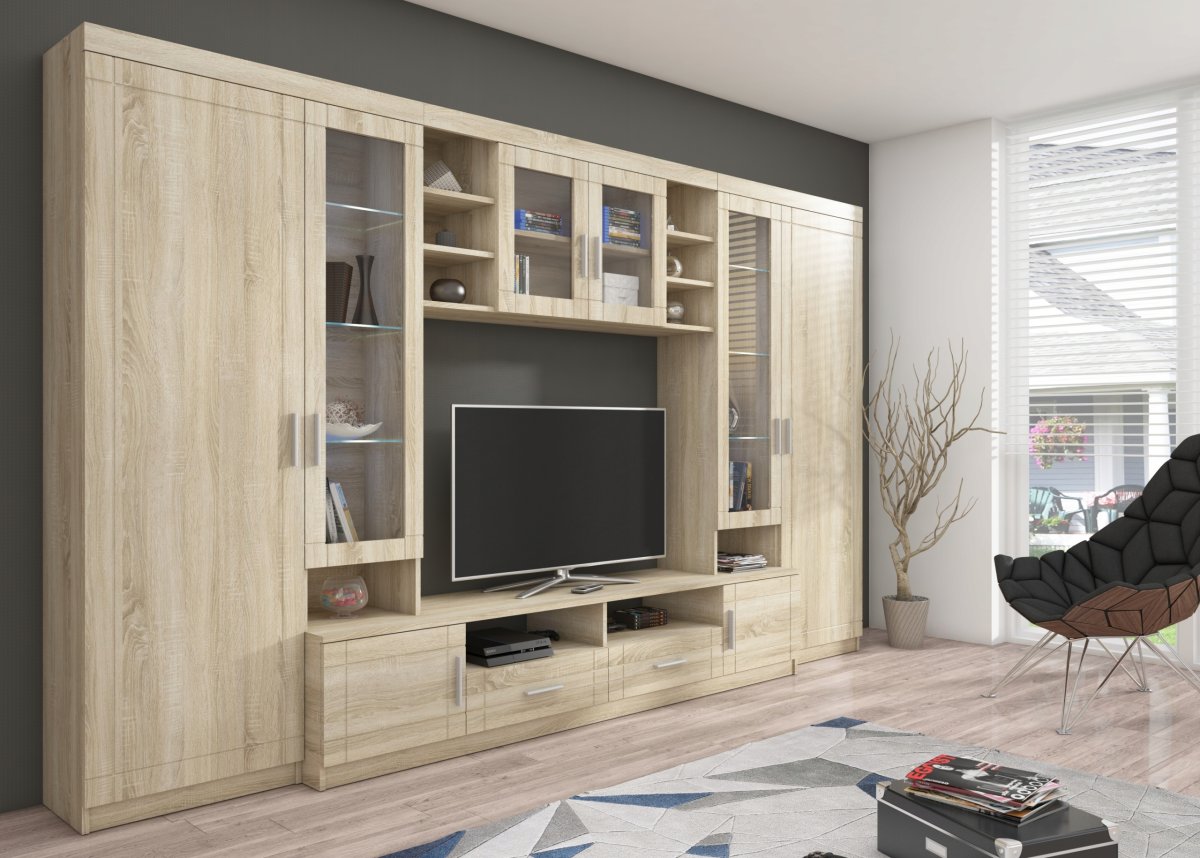 Стенки для гостиной: конфигурации и стили - статьи про мебель в блоге «Гуд Мебель»